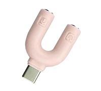 Geavonyg Condivisione A Due Adattatore Musicale Design Tipi U da 3 5 Mm per Laptop Console Gioco Abilita Le Esperienze Ascolto Adattatore A Doppio