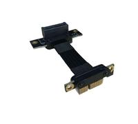 Geavonyg Connettori Rinforzati in Metallo per Prolunga PCIe4.0 1X Impieghi Gravosi Cavo PCIe con Schermatura Espansione dei Componenti del Computer