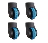 Geavonyg Coperchio Ruota Della Valigia Da 4 Coperchi Bagagli Piano Silicone Regolabile Per Caster Ridurre Rumore Bagagli Accessorio Silicone Protector