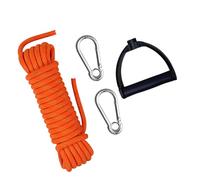 Geavonyg Corda da Traino in Nylon Carrello Slitta con Maniglia E Fibbie per Moschettone in Acciaio Inossidabile Traino Wakeboard Sport Acquatici Facile Usare con Maniglia Corda Sci