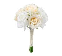 Geavonyg Disposizione Nuziale Realistica Della Artificiale Verde Bianco Per La Cerimonia Nozze Ricordi Della Cameriera Fiori Artificiali Realistici Per I Matrimoni