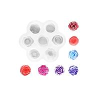 Geavonyg Fiori Candele Stampi da Forno Cerette da Stampo in Silicone Succulenti Pianta Fusione Resina Epossidica Fiori Candela Succulenti Pianta in Silicone Cottura Resina