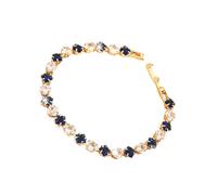 Geavonyg Forma Quadrata Multicolore A Forma Multicolore Zircone Braccialetta Regolabile Lunghezza Regolabile Manual alla Accessorio da Polso Accessorio Unisex Design Geometrico A Catena da Tennis