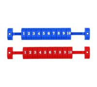 Geavonyg Giochi Desktop da 2 PCS Contasaggio Punteggi Tabella Calcio Contatore 10 Numeri Indicatori Contatto Segnala Tavolo da Calcio Accessorio