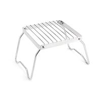 Geavonyg Griglie in Acciaio Inox Pieghevoli Griglia Fornello A da Picnic Ultraleggero Supporto per Falò Griglia Campo con Gambe Pieghevoli Pieghevole con Gambe Campo Campeggio Portatile Rete per in