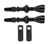 Geavonyg Kit Stelo Valvole Per Bici Tubeless Da 60 Mm Con Strumento Rimozione Nuclei Cappucci In Alluminio Leggero Valvole Per Bici A Prova Perdite