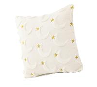 Geavonyg Lussuosi Peluche Cuscini Fodere Stella E Motivi Federa per Case Accoglienti Ambiente 450x450mm Federa per Cuscino Lunare Resistente Sbiadimento