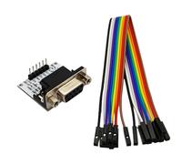 Geavonyg Modulo Seriale 232 per Progetti Elettronica Supporta Connettori Maschio/Femmina Ingresso 3 V 5 5 V Modulo Comunicazione Seriale