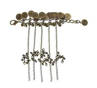 Geavonyg Moneta A Strati A Campana con Dito Regolabile Gypsy Beach Dance Access Gioielleria Estate Bracciale alla Caviglia Estate per Donne Set Braccialetti Fascino Kit La