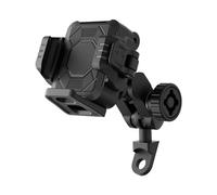 Geavonyg Motorcycle Phone Holder Bicycles Mount with Anti Theft Lock Adjustable Bracket for Mobile Device Bike Handlebar