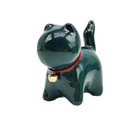 Geavonyg Ornamento Per Gatti In Ceramica Statue Piccoli Animali Perfettamente La Scrivania Del Tè Dono Dono Che Dà Un Accessorio Unico La Casa Da Tè