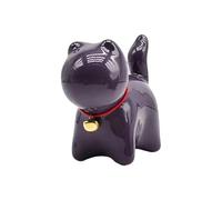 Geavonyg Ornamento Per Gatti In Ceramica Statue Piccoli Animali Perfettamente La Scrivania Del Tè Dono Dono Che Dà Un Accessorio Unico La Casa Da Tè