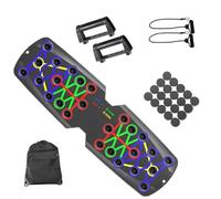 Geavonyg Pannelli Push Up Pannelli Push Up Multifunzionali con Fascia Resistenza Set Attrezzature per Allenamento Fitness per La Costruzione Muscolare Tavola Fitness Multifunzionale