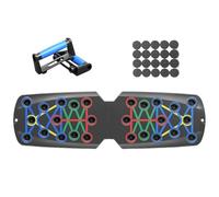 Geavonyg Pannelli Push Up Pannelli Push Up Multifunzionali con Fascia Resistenza Set Attrezzature per Allenamento Fitness per La Costruzione Muscolare Tavola Fitness Multifunzionale