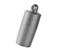 Geavonyg Portapillole Leggero Portapillole Impermeabilizzato per Medicinali Escursioni E Viaggi in Campeggio. Scatola Pillole Sopravvivenza in Titanio