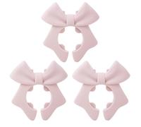 Geavonyg Siliconi Resistenti Calore Porta Utensili A Bowknot con Spatola A Impugnatura A Pentola per Pentole E Controso