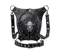 Geavonyg Steampunk Con Teschio In Pelle Gotica Con Tracolla A Tracolla Messenger Per Anca/coscia Regalo Per Lei Borsa A Gamba Cadente Da Donna Piccola