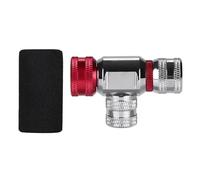 Geavonyg Testa Gonfiaggio A CO2 Pompe Per Pneumatici Biciclette Sostituzione Pompe A CO2 Bici Riempitore Con Manicotto Isolato Gonfiatore Bici Da