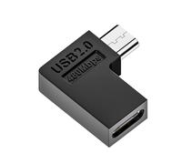 Geavonyg Tipo C da Femmina A Convertitore Maschio USB Tipo 480 Mbps A 90 Gradi Angolati per Connettore Estensione Adattatore