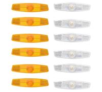 Geavonyg Universals Bicycles Wheel Reflectors Installazione Sulla Bici Impermeabilizzata Per Motociclette Scooter Ciccolo Sicurezza Appassionati