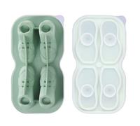 Geavonyg Vassoio Cubo Ghiaccio in Silicone Grado Alimentare 4CAVITÀ SPARPA MAPPIONI MAPPIERE per FLEGAZIONI SUCCHIO Sud SUGGERIMENTO I CAPPHINE CATTURE Piccola