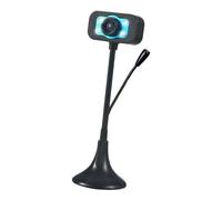 Geavonyg Webcam Stabile da Tavolo per Dormitori Uffici Domestici Computer con Microfono La Riduzione del Rumore Corsi Online in Streaming PC