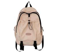 Geavonyg Zaino In Nylon Con Tasche Multiple Per La Scuola E Viaggio Frontale Con Coulisse Capacità Borsa Da Scuola Studenti Universitari Computer