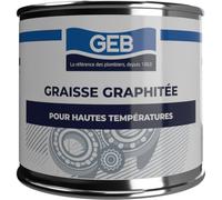 GEB Grasso grafitato per serratura, lubrificazione a secco e sigillatura di sistemi sottoposti ad alta temperatura o carico molto elevato - Vaso 350g