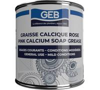 GEB Grasso rosa per uso comune: lubrificazione delle catene, meccanismi, cardini… Protegge dalla corrosione - secchio 2 kg
