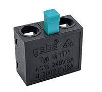 Geba M-1T/1 Micro pulsante interruttore interruttore interruttore chiave Chiudibile pestello verde