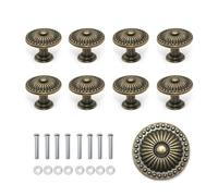GEBAUM Pomelli per Mobili, 8 Pezzi Maniglia per Cassettiera, Pomello per Maniglia a Tirante con Viti per Cassetto, Cucina, Bagno, Armadio, Comò