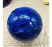 GEBBEM Cristallo Naturale Grezzo 1pc 60mm Cristallo di Quarzo Naturale Blu Fusione Sfera di Cristallo Artigianale Decorazione del Soggiorno