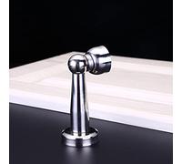 GEBBEM Door Stop， 2 Pack Magnetic Door Stop Wall Mounted, Stainless Steel Magnetic Door Stoppers Wall or Floor Mount, Magnetic Door Holder with Screws, Commercial Doorstop for Security,A (Color : B)