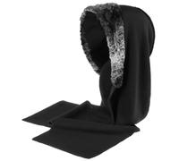 Sciarpa a Cappuccio Faye Fake Fur by Gebeana nero One Size