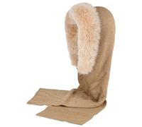 Sciarpa a Cappuccio Uni Merino by Gebeana beige One Size