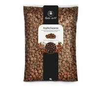 GebEarth® | Argilla Espansa per Piante in Vaso e Idrocoltura | Pezzatura 8-16 mm | Granuli Leggeri di Argilla Espansa Naturale Perfettamente tondeggianti | Drenaggio Efficiente e Lunga Durata | [5L]