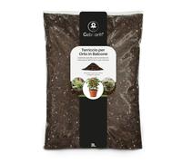 GebEarth® | Terriccio per Orto in Balcone | Substrato con Torba, Perlite e Concime NPK a Lenta Cessione | Radici Forti per Tutti i Tipi di Ortaggi e Aromatiche | 3L