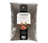 GebEarth® | Terriccio Professionale per Peperoncini da 3 Litri | Substrato per Semina e Coltivazione, per Tutte Le varietà Piccanti e Dolci, Favorisce Resa e Fruttificazione.