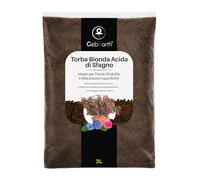 GebEarth® | Torba Bionda Acida di Sfagno【3L】 | Ideale per Ortensie, Azalee, Mirtilli e Piante Carnivore | Torba bionda Fibrosa e pH Acido per una Crescita Sana.