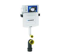 Geberit 109301005 Sigma 109301005-Cassetta di Scarico con Sistema di Arresto Anteriore, 12 cm, 1 quantità, 2 volumi, Bianco