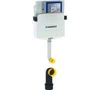 Geberit 109302005 Sigma 109302005-Cassetta di Scarico con Sistema di Arresto da 12 cm, 1, 2 quantità, per azionamento Anteriore, Bianco