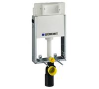 Cassetta WC Geberit Kombifix per WC Sospeso 108cm con Vaschetta WC da incasso Delta 12cm