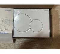 PLACCA DI COMANDO GEBERIT SIGMA 01 BIANCA PER CASSETTA INCASSO DOPPIO PULSANTE
