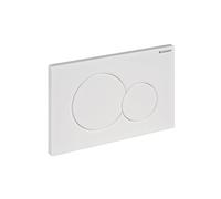 PLACCA DI COMANDO SCARICO WC GEBERIT SIGMA01, DUE PULSANTI, BIANCA, GEB 115.770.