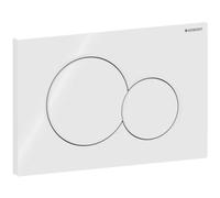 Geberit 115.770.11.5 Placca di comando Sigma01 per risciacquo a due quantità, ro