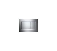 Geberit 115.883.KH.1 Sigma 30 Placca 2 Pulsanti, Cromato Lucido, 24.6 x 16.4 x 1
