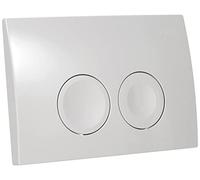 Geberit 115125111 Piastra di azionamento per cassette di risciacquo ad incasso Delta21 a doppio scarico, bianco