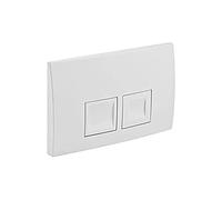 Geberit 115135461 Piastra di azionamento per cassette di risciacquo ad incasso Delta50 a doppio scarico, cromato