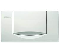 Placca di azionamento Geberit 200F, flush-stop-flush, 115.222., colorazione: bianco - 115.222.11.1