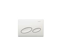 Geberit Kappa20 Plaque de déclenchement pour rinçage à 2 quantités, déclenchement depuis dessus/devant pour UP200, 115.228.11.1, 115.228.11.1, Colorazione: Bianco